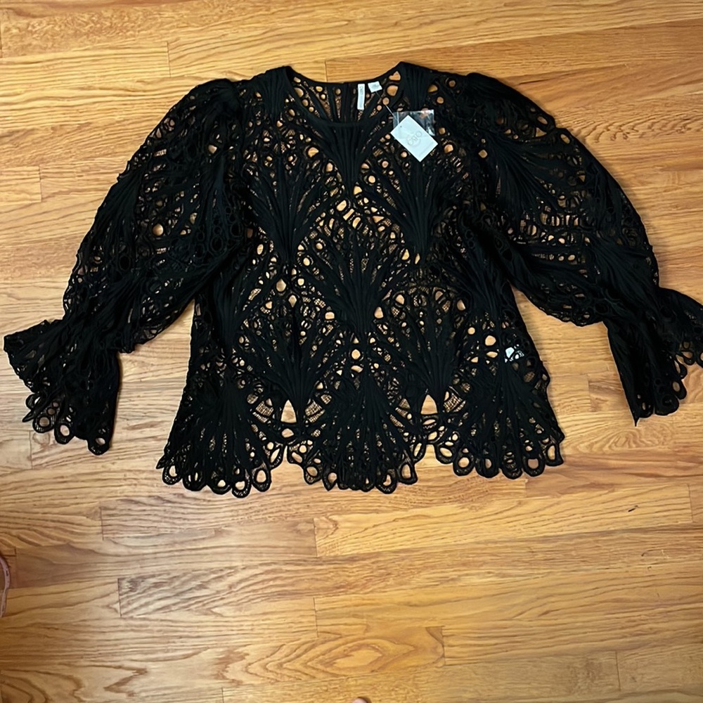 Lace Dressy Blouse - Picture 2 of 8